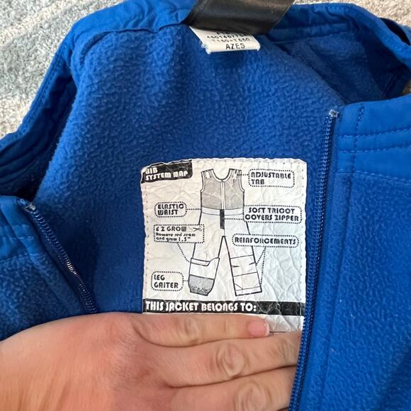 The North Face Hyvent Insulated Blue Snow Bibs 4T - Picture 7 of 11